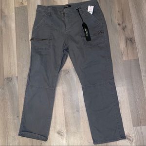 Grey cargo chino pants